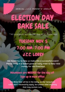 Pink Cupcake Bake Sale Flyer